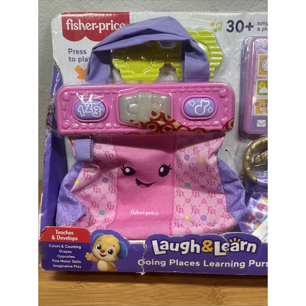 Fisher-Price Laugh & Learn Going Places Learning Purse – Interactive Toy (Read)